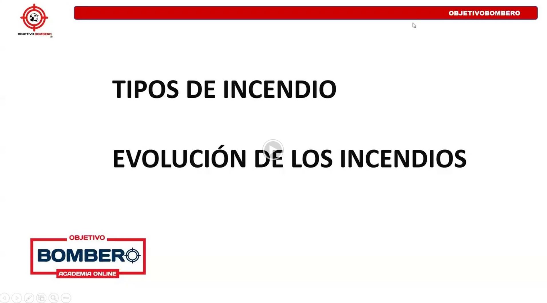 Clase Tipos de Incendios