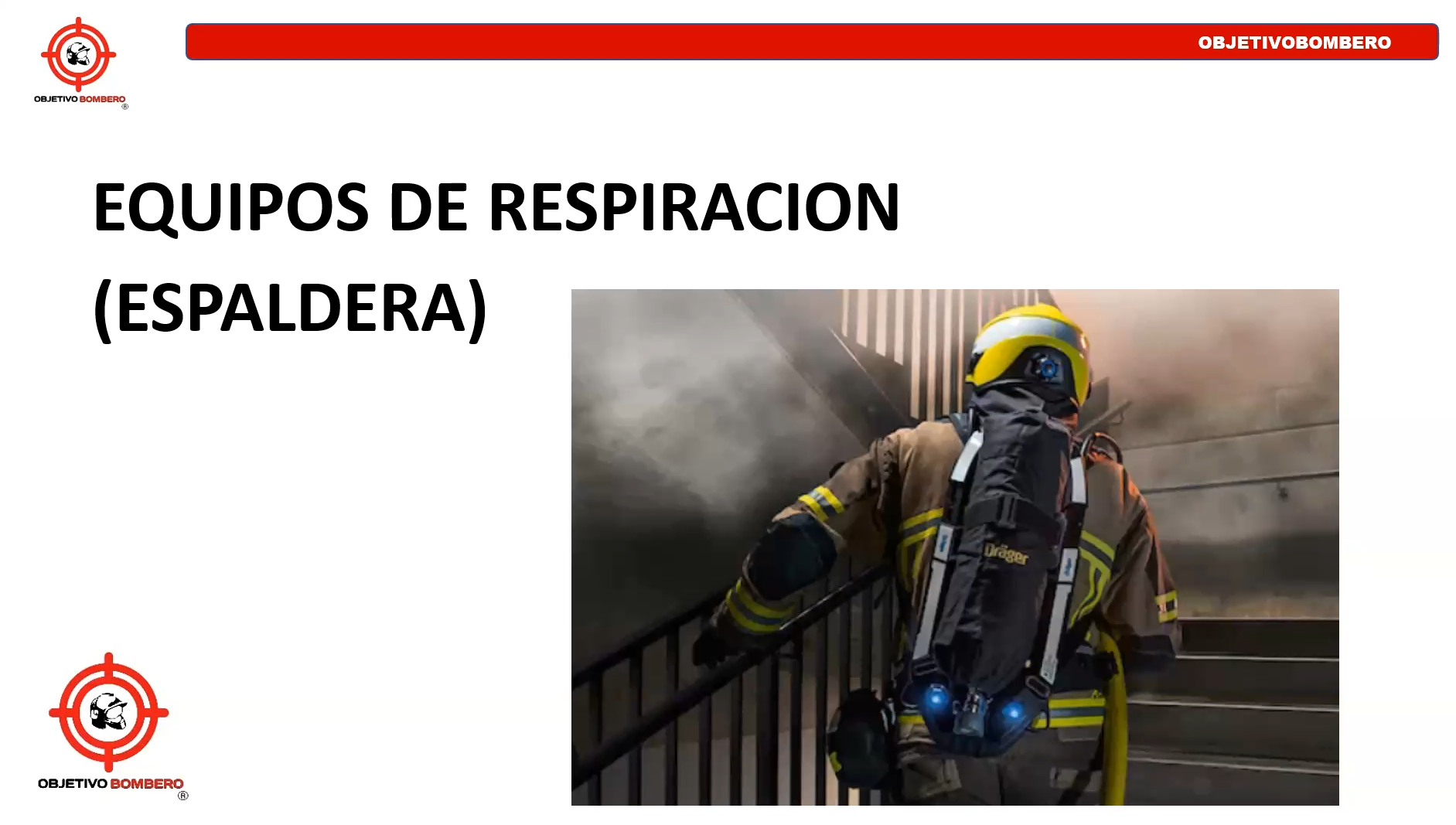 Clase Equipo de Respiración Autónomo (Espaldera)