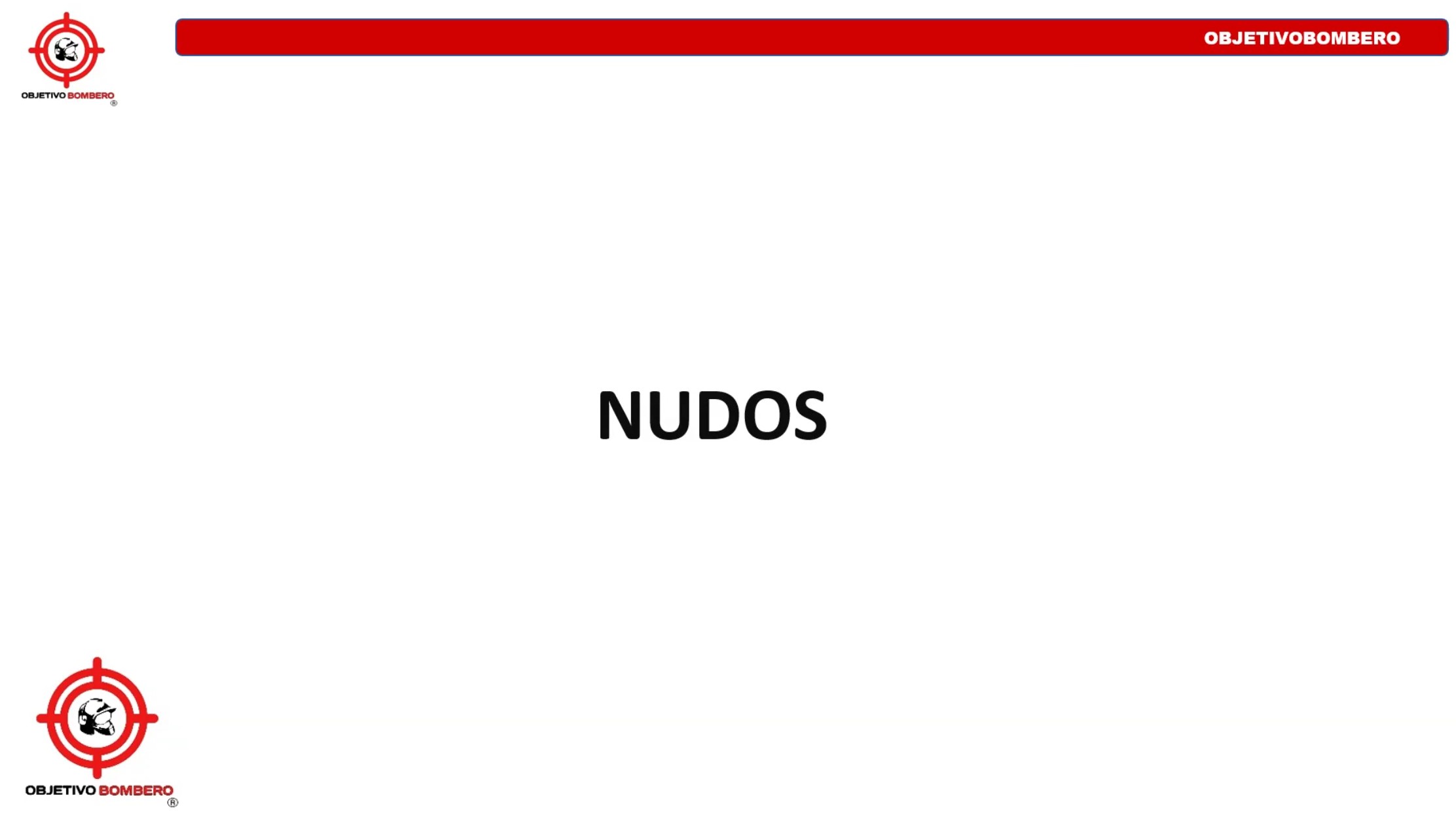 Clase Técnicas de Intervención (Nudos) (Rescate en Altura)