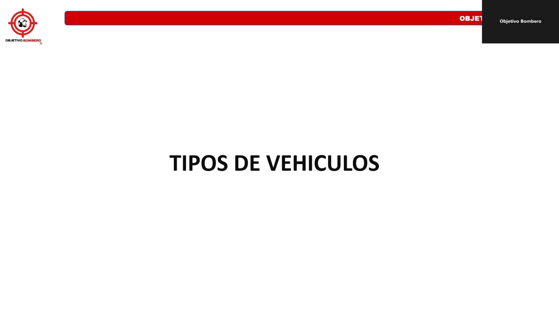 Clase Rescate Accidentes Tráfico. Tipos de Vehículos