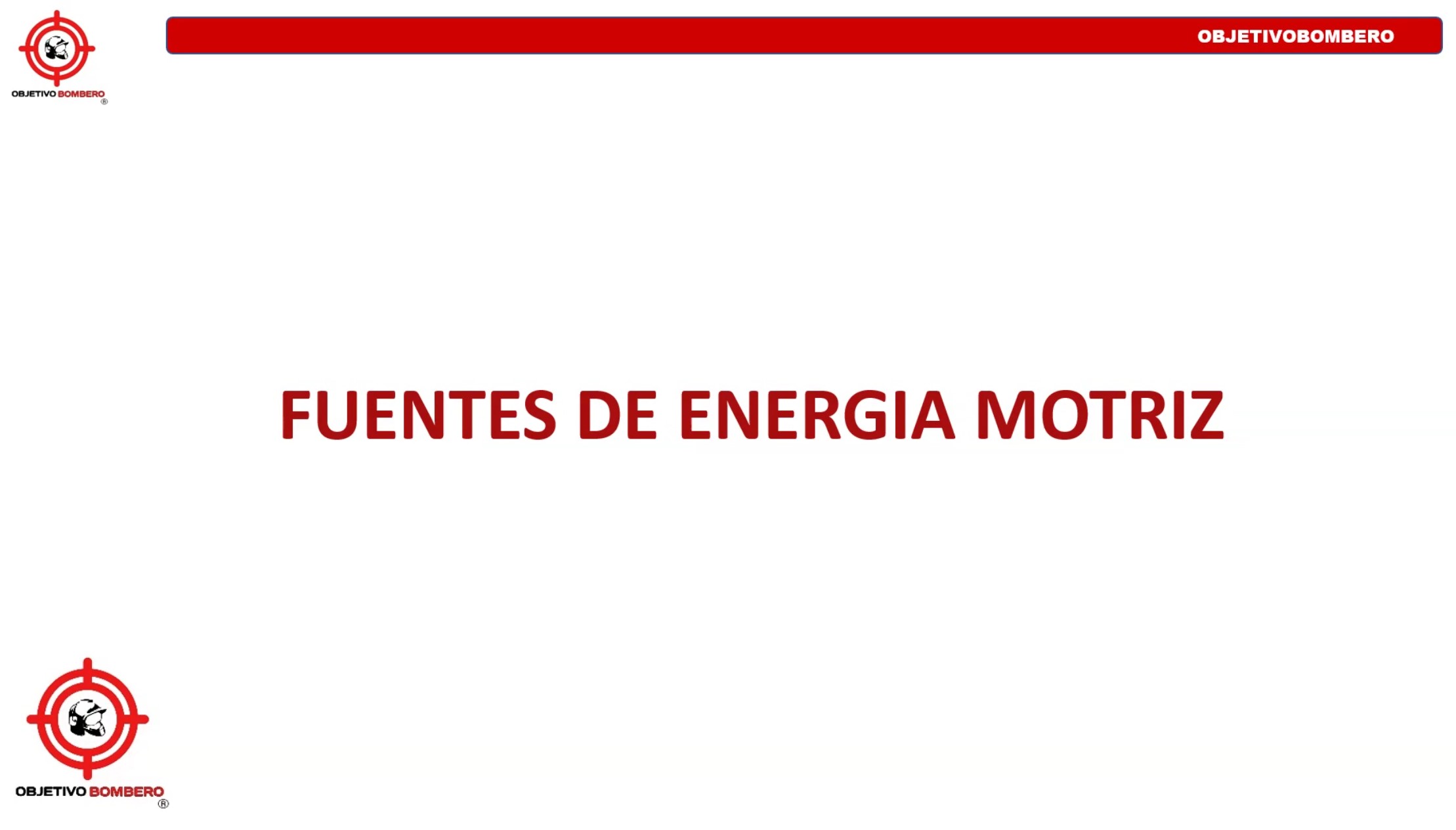 Clase Rescate Accidentes Tráfico. Fuentes de Energía Motriz